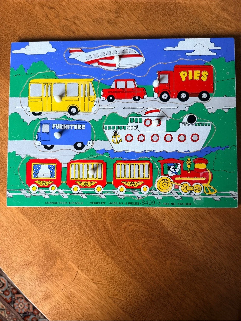 Children’s Kids Puzzles - Set of 4 Wood Puzzles Excellent Condition